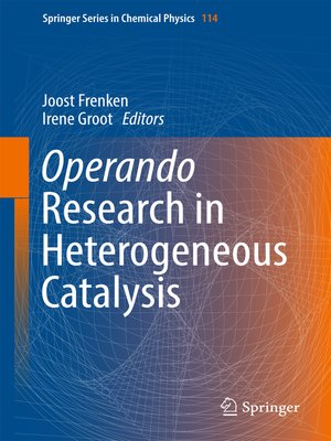 cover image of Operando Research in Heterogeneous Catalysis